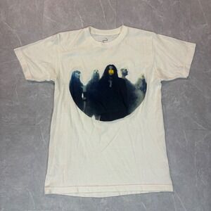 Evanescence Tour Graphic Band T-Shirt Cream Mens Small Concert Rock Tee